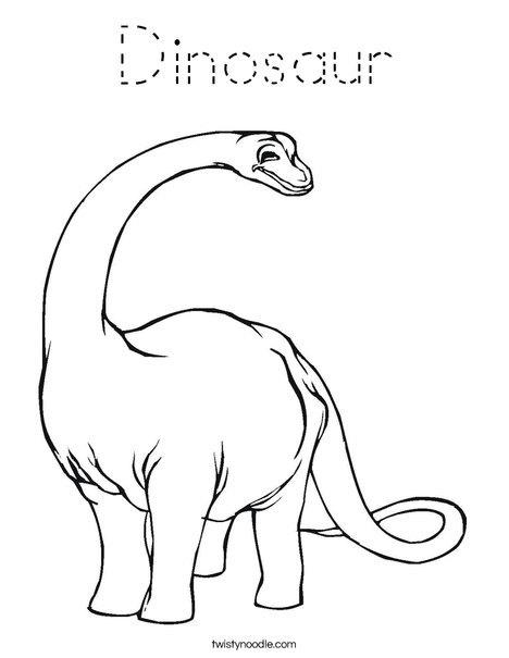 Apatosaurus Coloring Page