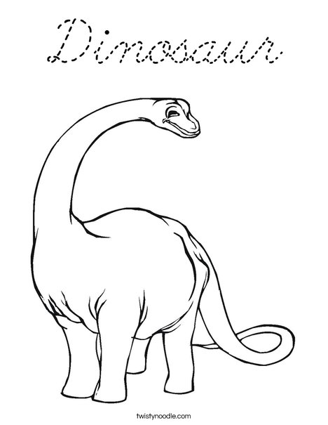 Apatosaurus Coloring Page