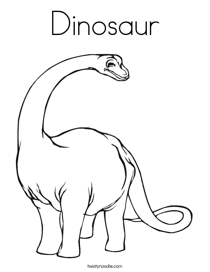 Dinosaur Coloring Page