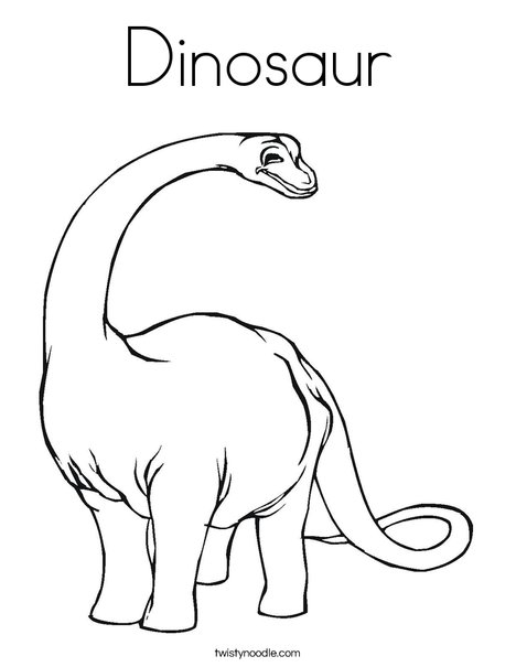 Apatosaurus Coloring Page
