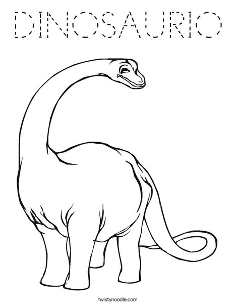 Apatosaurus Coloring Page