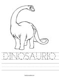 DINOSAURIO Worksheet