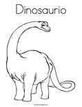 Dinosaurio Coloring Page