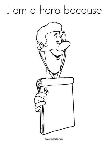 Doctor Coloring Page