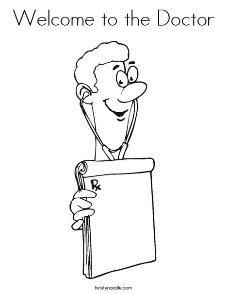 Doctor Coloring Page