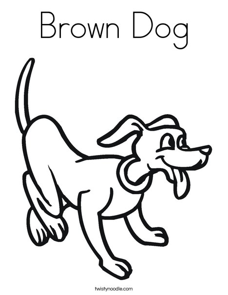 Playful Dog Coloring Page
