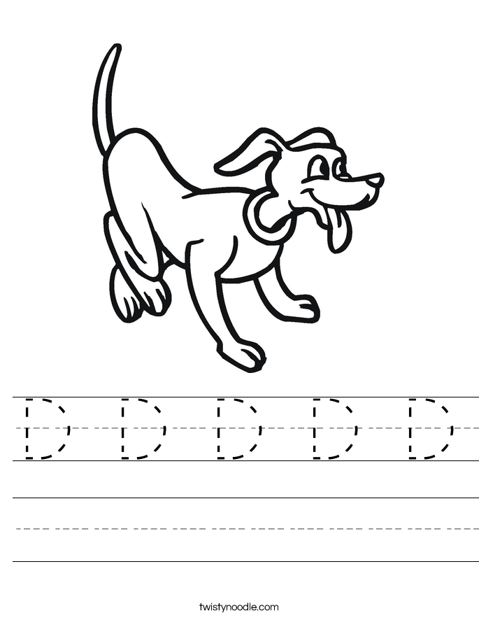 D D D D D Worksheet
