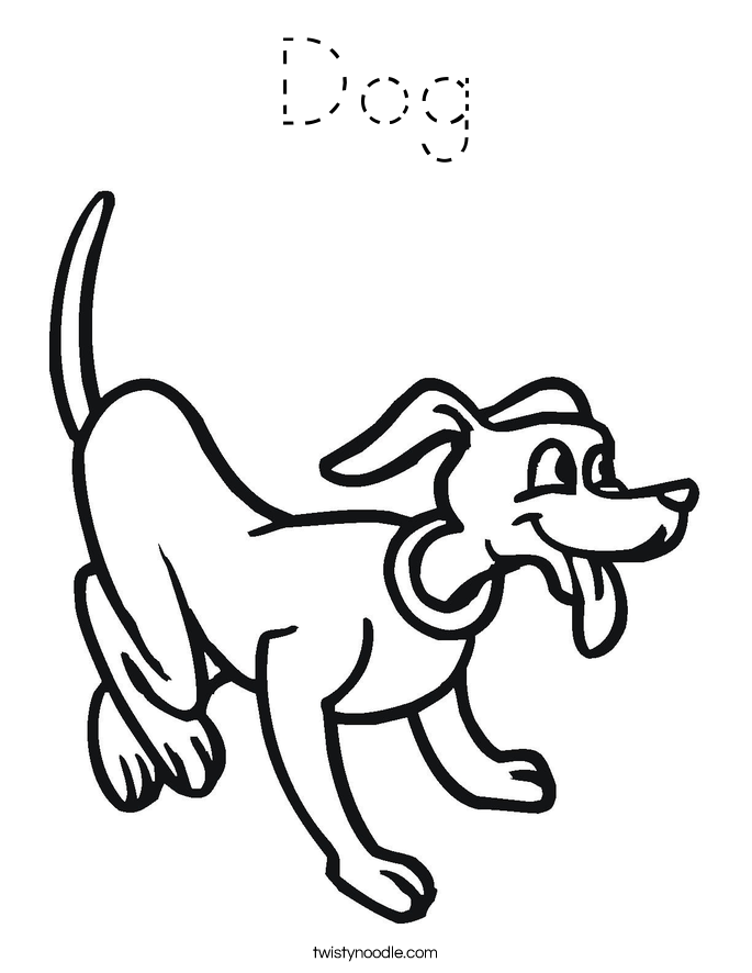 Dog Coloring Page