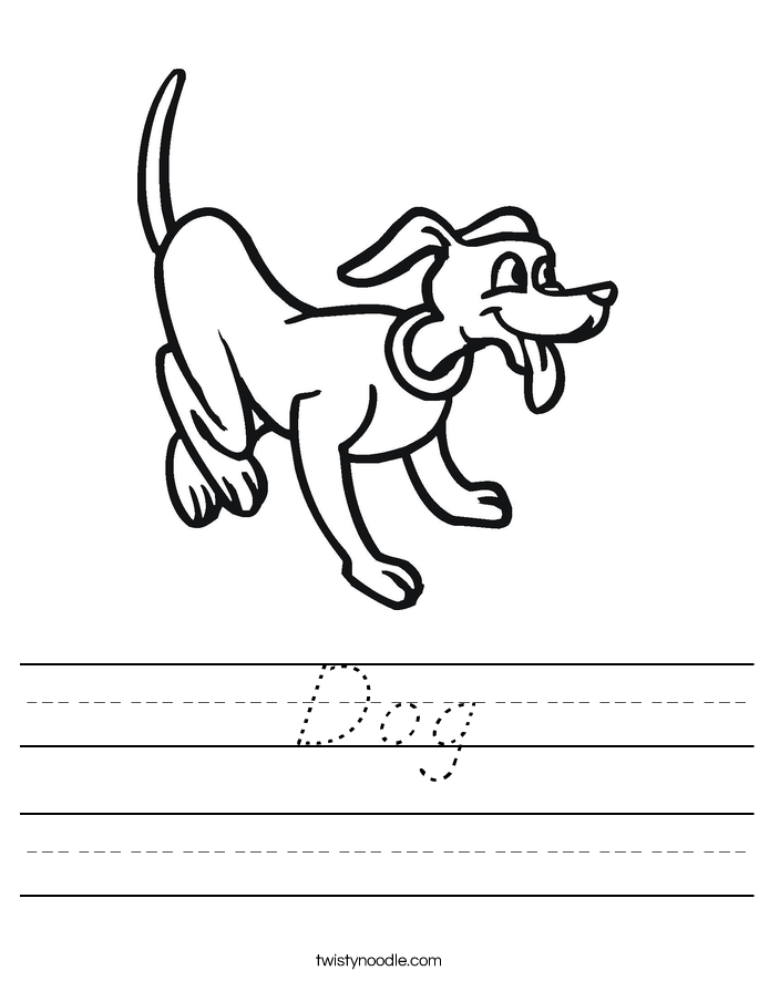 Dog Worksheet