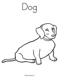 Dog Coloring Page