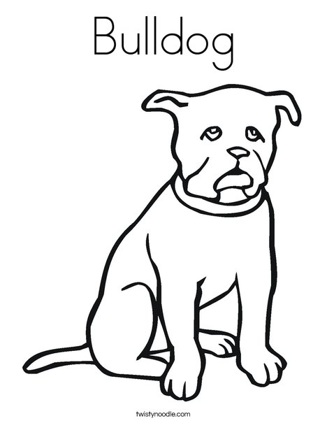 Black Dog Coloring Page