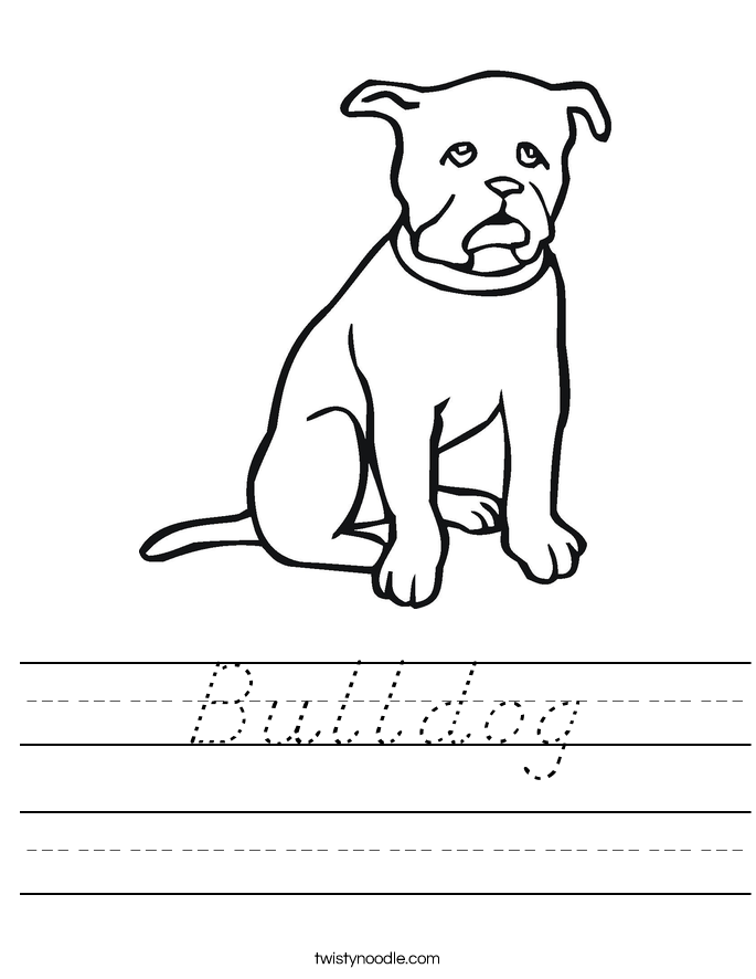 Bulldog Worksheet