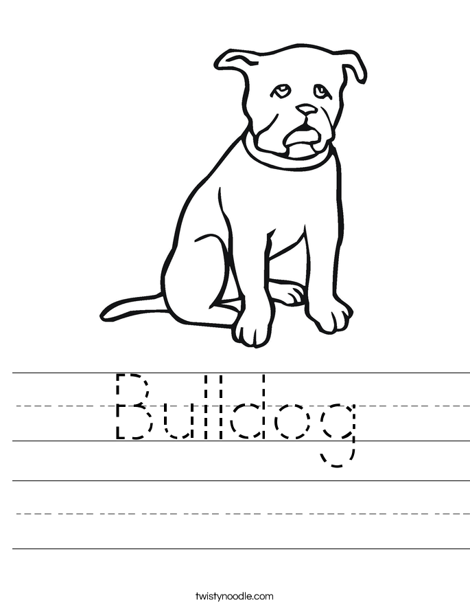 Bulldog Worksheet