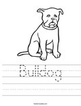 Bulldog Worksheet