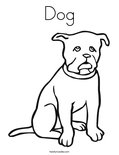 Dog Coloring Page