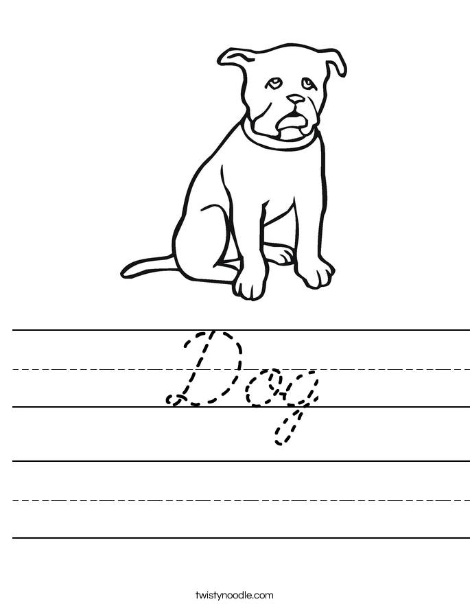 Dog Worksheet