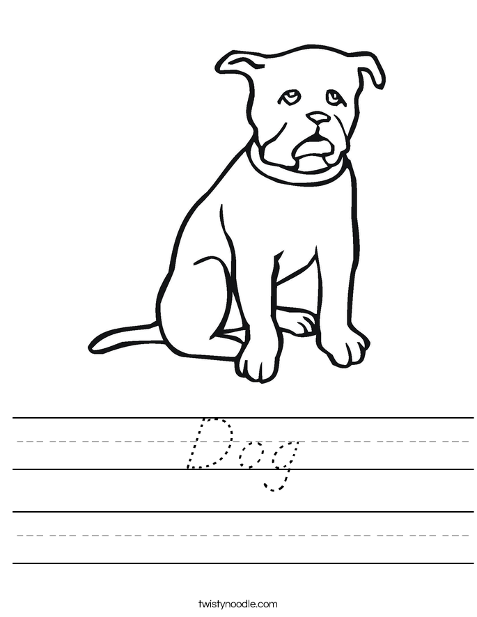 Dog Worksheet