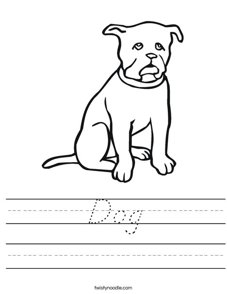 Black Dog Worksheet