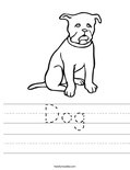 Dog Worksheet