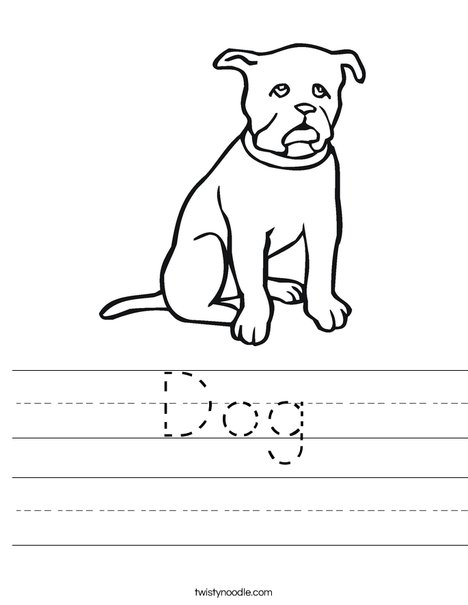 Black Dog Worksheet