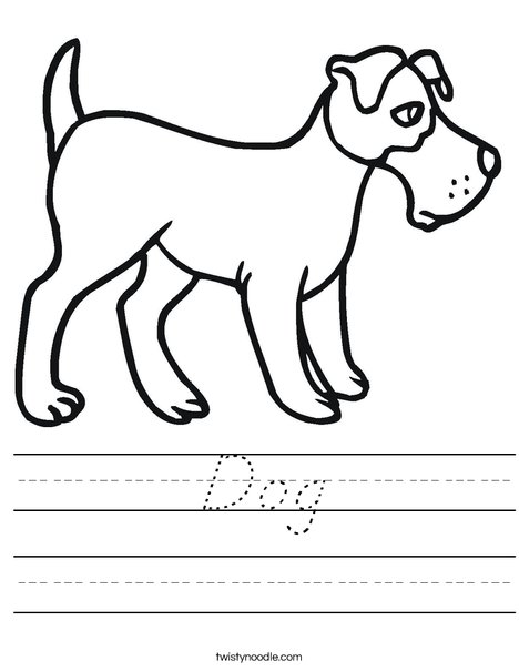 Brown Dog Worksheet