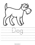 Dog Worksheet