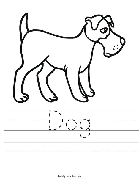 Brown Dog Worksheet