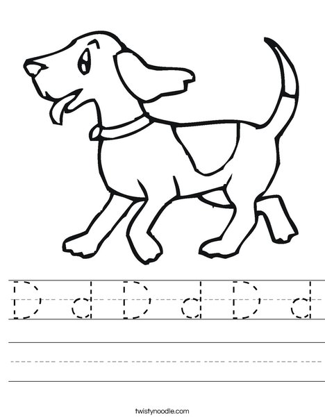 Happy Dog Worksheet