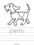 perro Worksheet