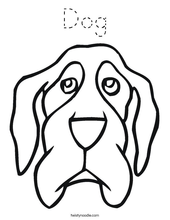 Dog Coloring Page