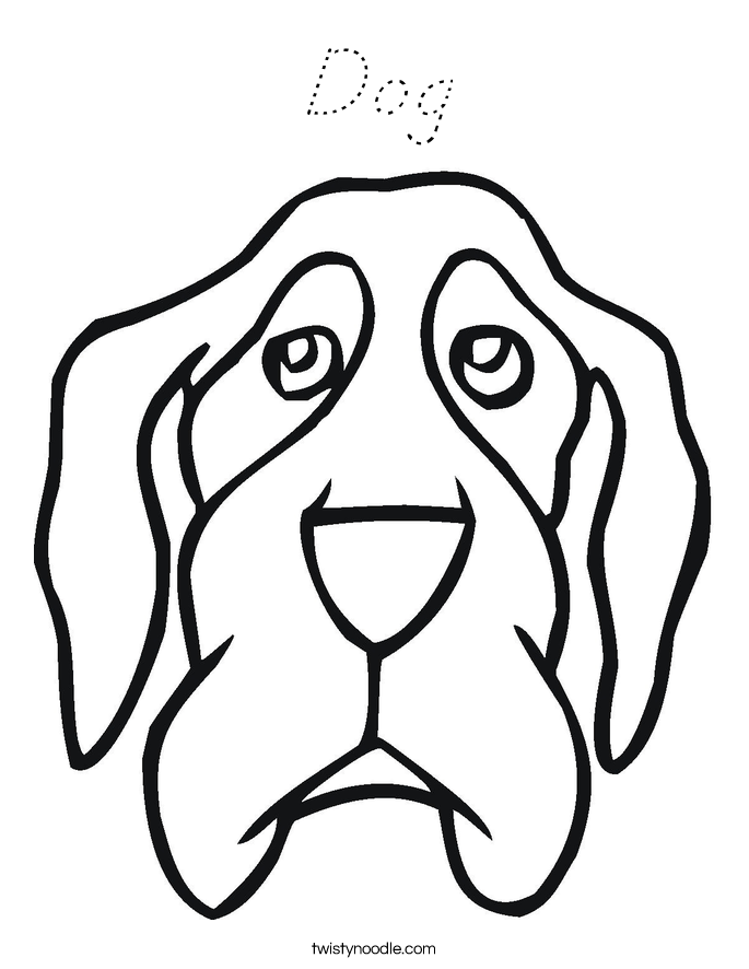 Dog Coloring Page