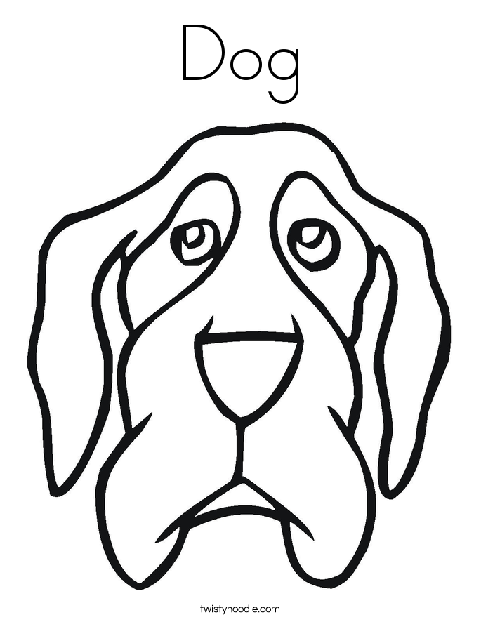 Dog Coloring Page