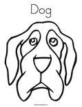 Dog Coloring Page