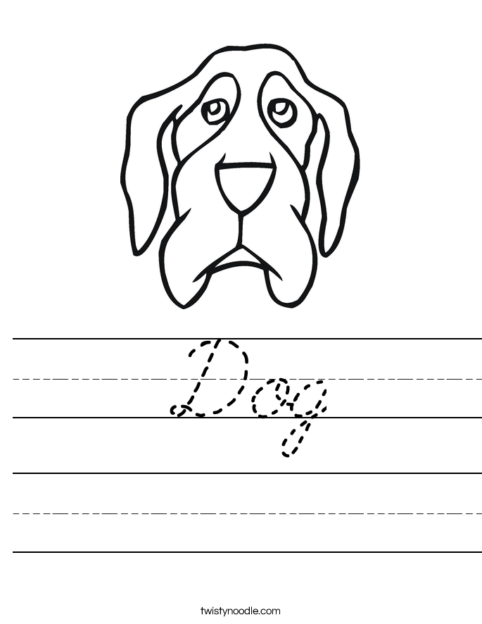Dog Worksheet