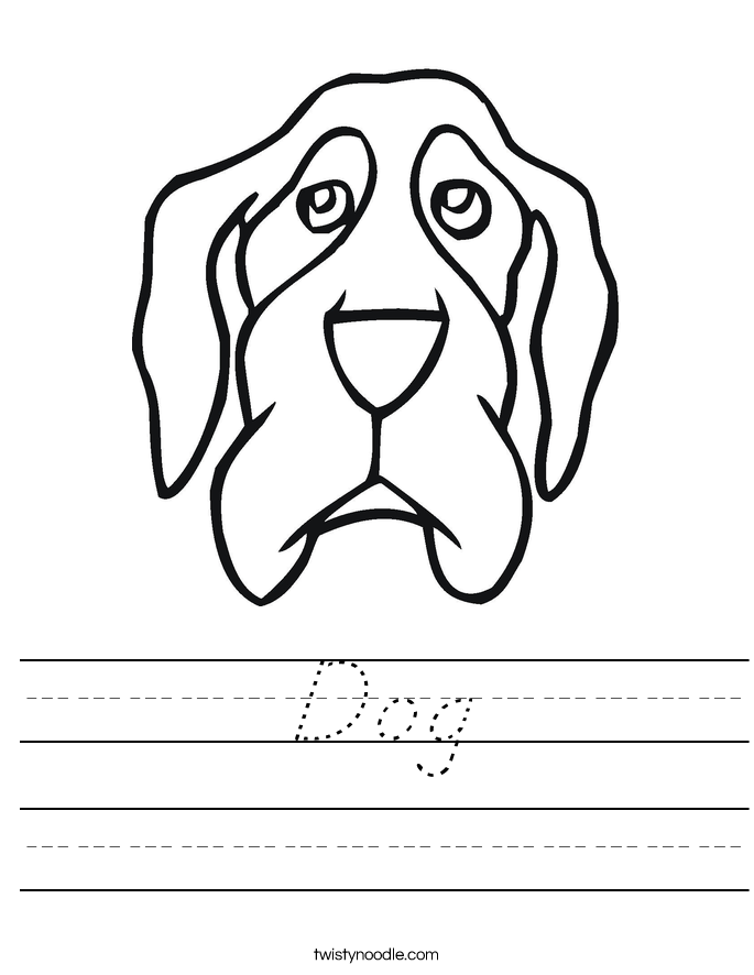 Dog Worksheet