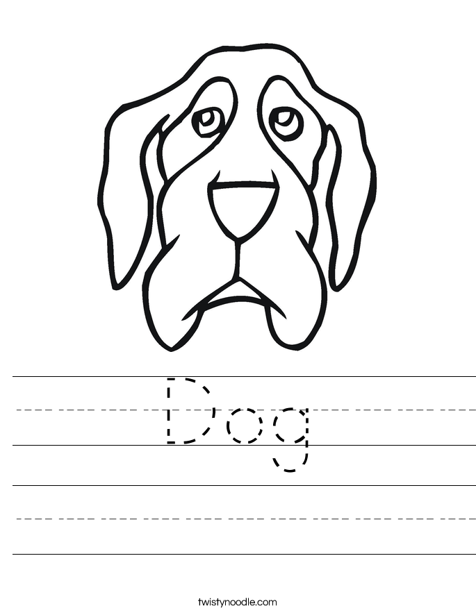 Dog Worksheet