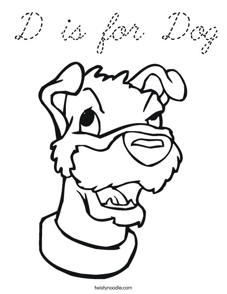 Dog Coloring Page