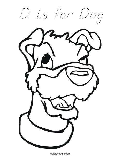 Dog Coloring Page