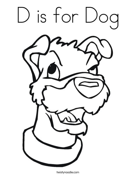 Dog Coloring Page