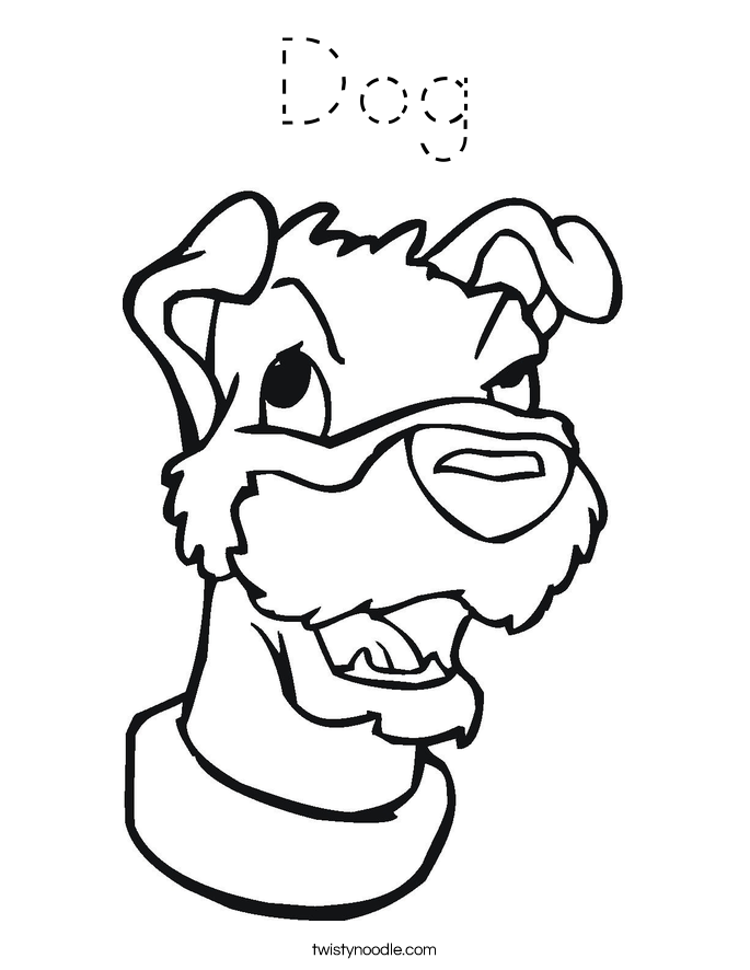 Dog Coloring Page