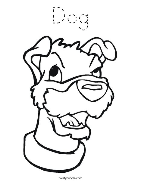 Dog Coloring Page