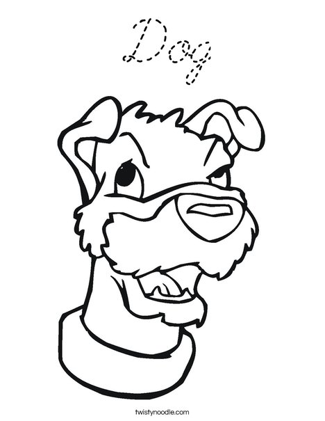 Dog Coloring Page