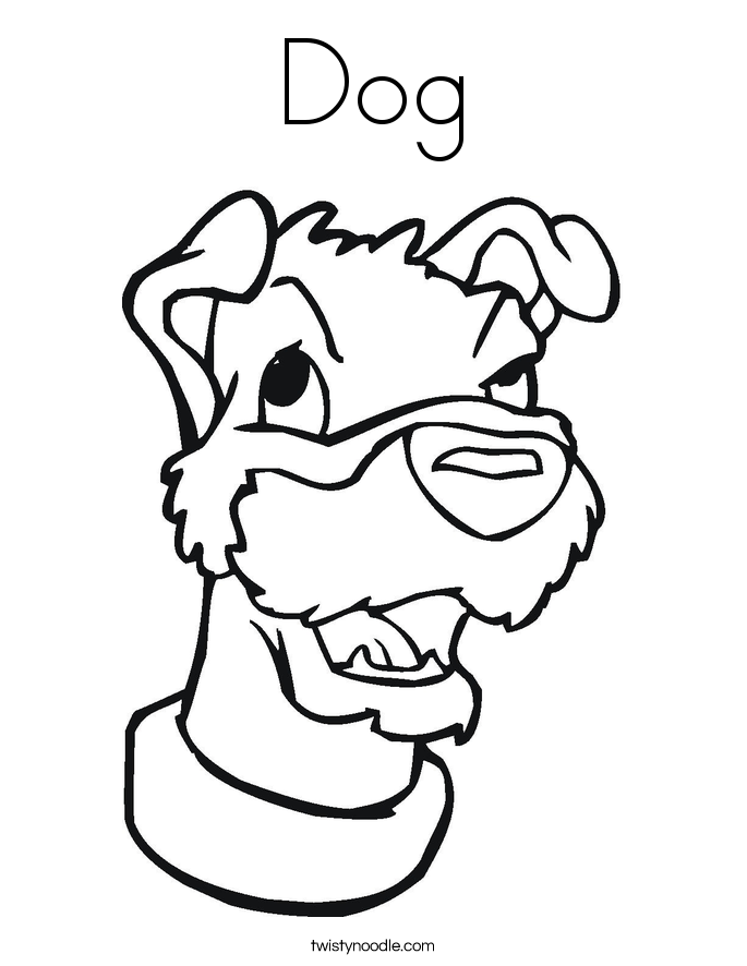 Dog Coloring Page