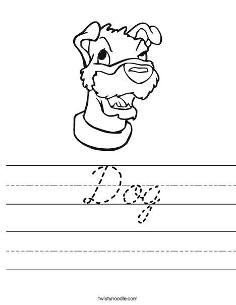 Dog Worksheet