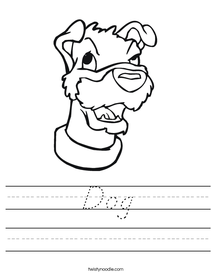 Dog Worksheet