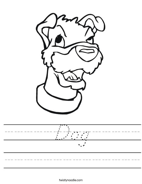 Dog Worksheet