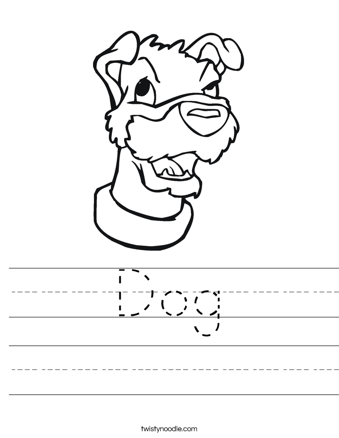 Dog Worksheet