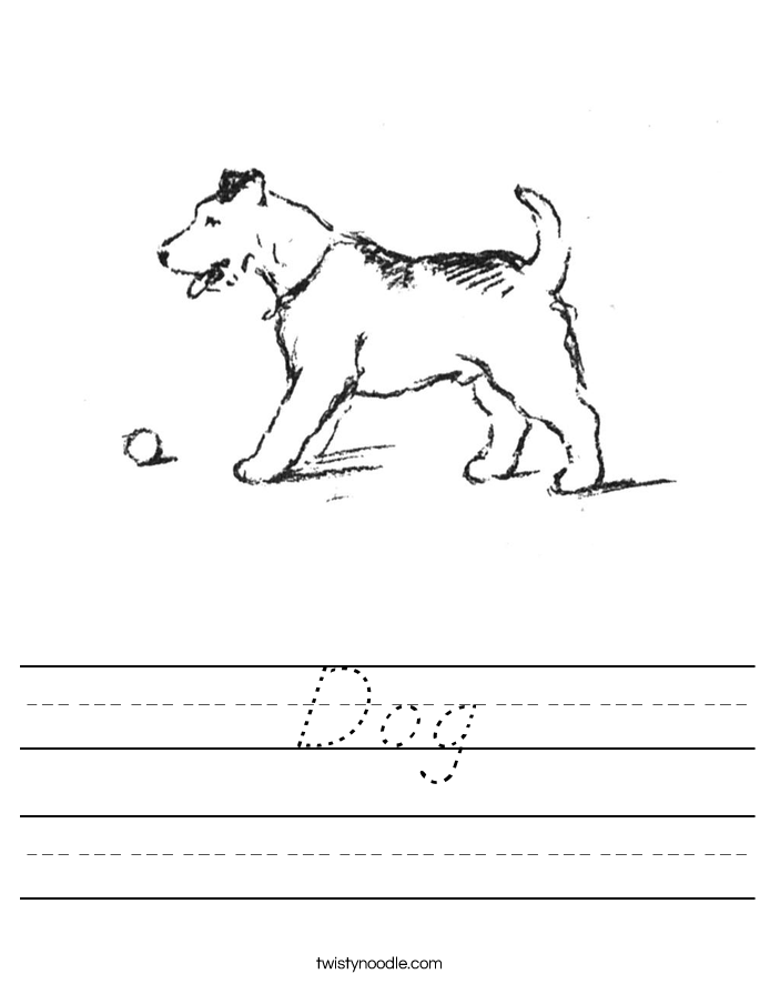 Dog Worksheet