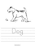 Dog Worksheet
