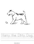 Harry the Dirty Dog Worksheet